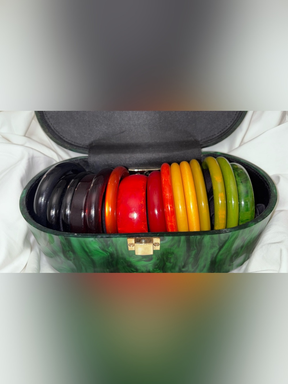 Vintage Bakelite Bangles and Spacers